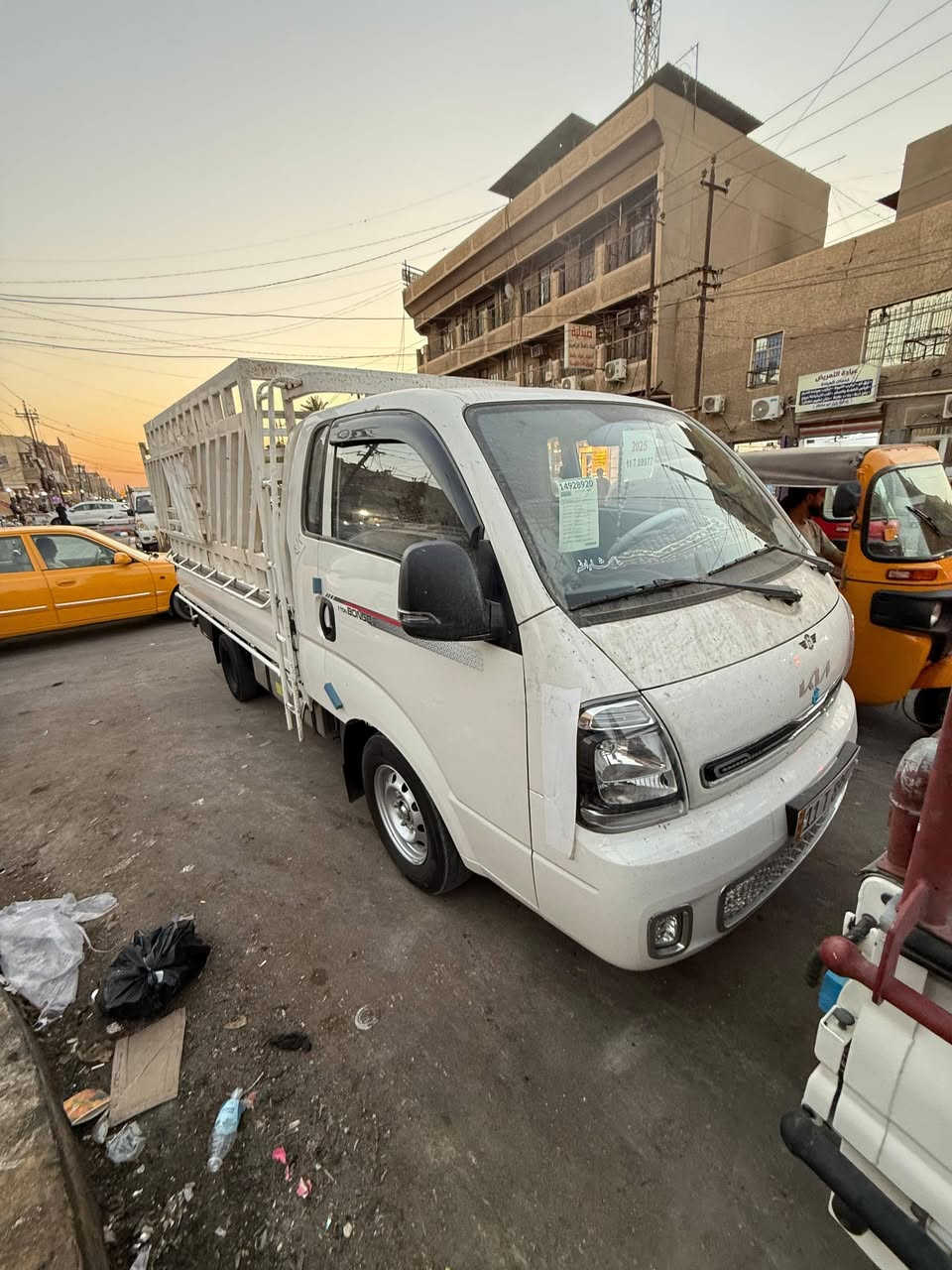 سلام عليكم
كيا حمل مسكر خليجي ٢٥٠٠

م ٢٥ بغداد
 مكفوله كفاله عامه

7 كير ماشيه ٤٠ حقيقي

فول سستم أشاير ودبه ماء

سيارت ع شركه

المكان بغداد لأمين الثانيه

***********
