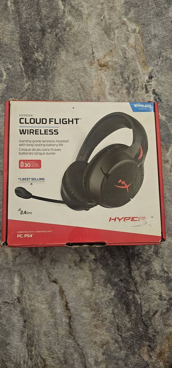 HYPERX
CLOUD FLIGHT WIRELESS 
سماعة شغاله 100% اي عيب ما بيها واي تاخير ما بيها مجربها بالالعاب ممتازة العزل البيها ممتاز كلشي بيها حلوو 
السعر 45,000  قفل شامل التوصيل


**إذا كنت صاحب هذا الإعلان وتريد حذفه لأي سبب، رجاءا أرسل رسالة إلى الدعم الفني**