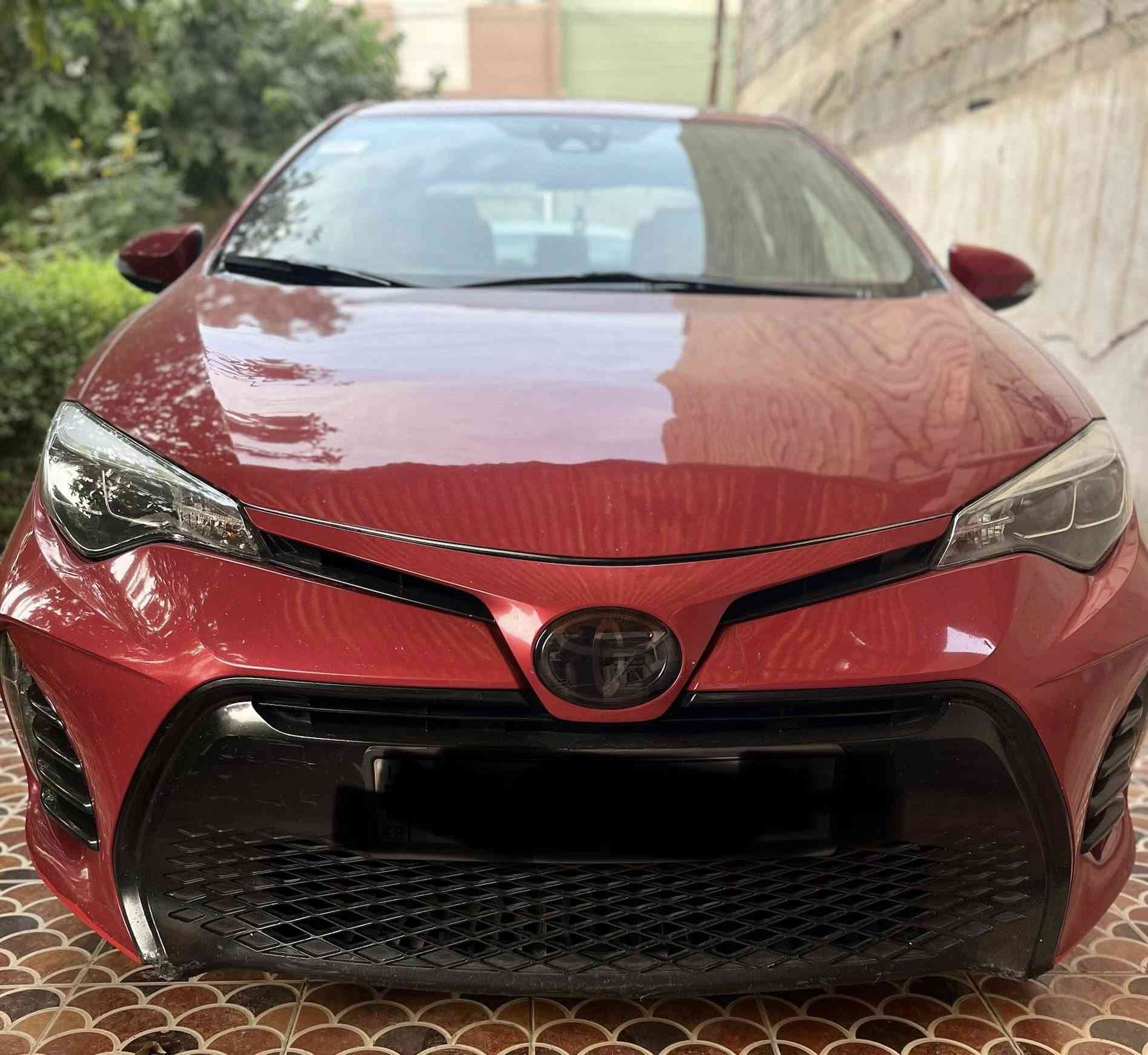 كورلا موديل 2017 se
بدون ضرر وصبغ كلين السيارة كفاله عامة الدعاميات كبس شكو قطعه بالسيارة بلادي مختمة ليبل واحد بارد قليل كلش معدل (pdr) اي نقص مابيه مال بيت ومتعوب عليه وعليه ادامة كامله كير مكينه مكفولات 

موصفات
اشاير بالمري
شفتات
كشنات جلد 
هيترات بالكشن
هيترات مري
هيتر بالستيرن
سبورت
ويل كب
فتحة 
رادار جيدا
حجر موجود

رقم سليمانية بسمي  وهزة جديدة سنوية 2030
السعر اتصل 
مكاني ديالى 
***********
