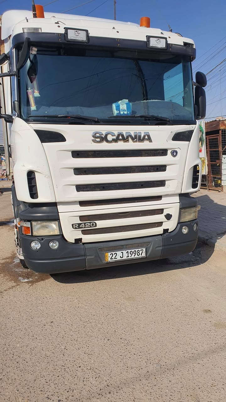 سكانيه للبيع موديل 2007 مربوطه راس وعربانه رقم ألماني سنويه جديده سياره مكفوله قماره وشاصي ومكينه تخم تاير راس وعربانه *********** 《》 ***********
