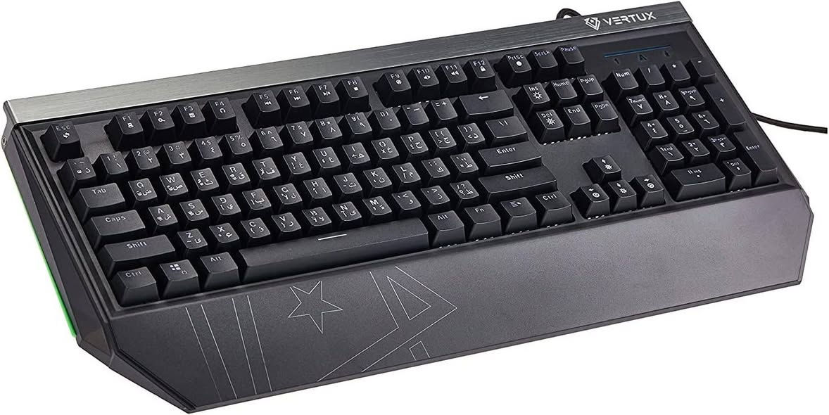 السلام عليكم 
للبيع كيبورد
العملاق 
Vertux Tantalum
حجم كبير 
و وزن ثقيل كلش
بي لغه العربيه 
Rgb
كيبورد جديد كلش مستخدم شي بسيط كلش
كرتونته موجوده
شرط نظافة 100%
السعر 40 الف 
مكان بغداد البياع 
***********
