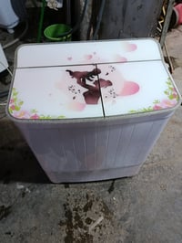 بلاش  غسالة ملابس اطفال  غسالة عادية حوضين ماطوراتها بلادية وضمان ب ٦٥...