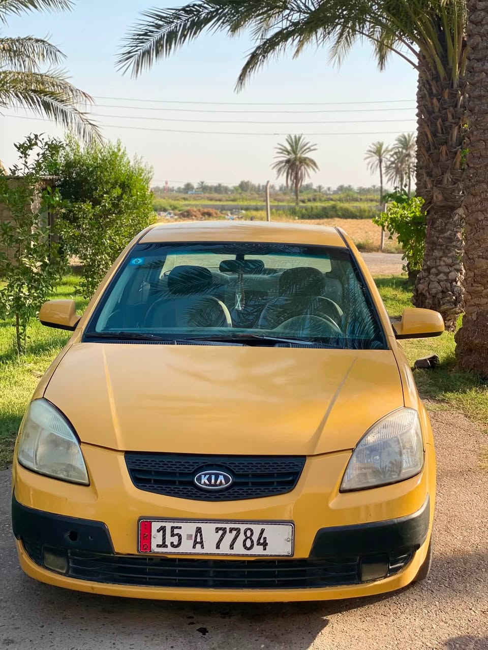السلام عليكم كيا ريو خليجي  2007 بسمي محرك 1600 جديد بدون تنقيص وتبخير تبريد ثلج سياره بيها تصليح هلالت ودوسات فقط كفاله سياره خير من الله جاهزه لشغل ***********/*********** مكاني ابو غريب 65 وبيها مجال
