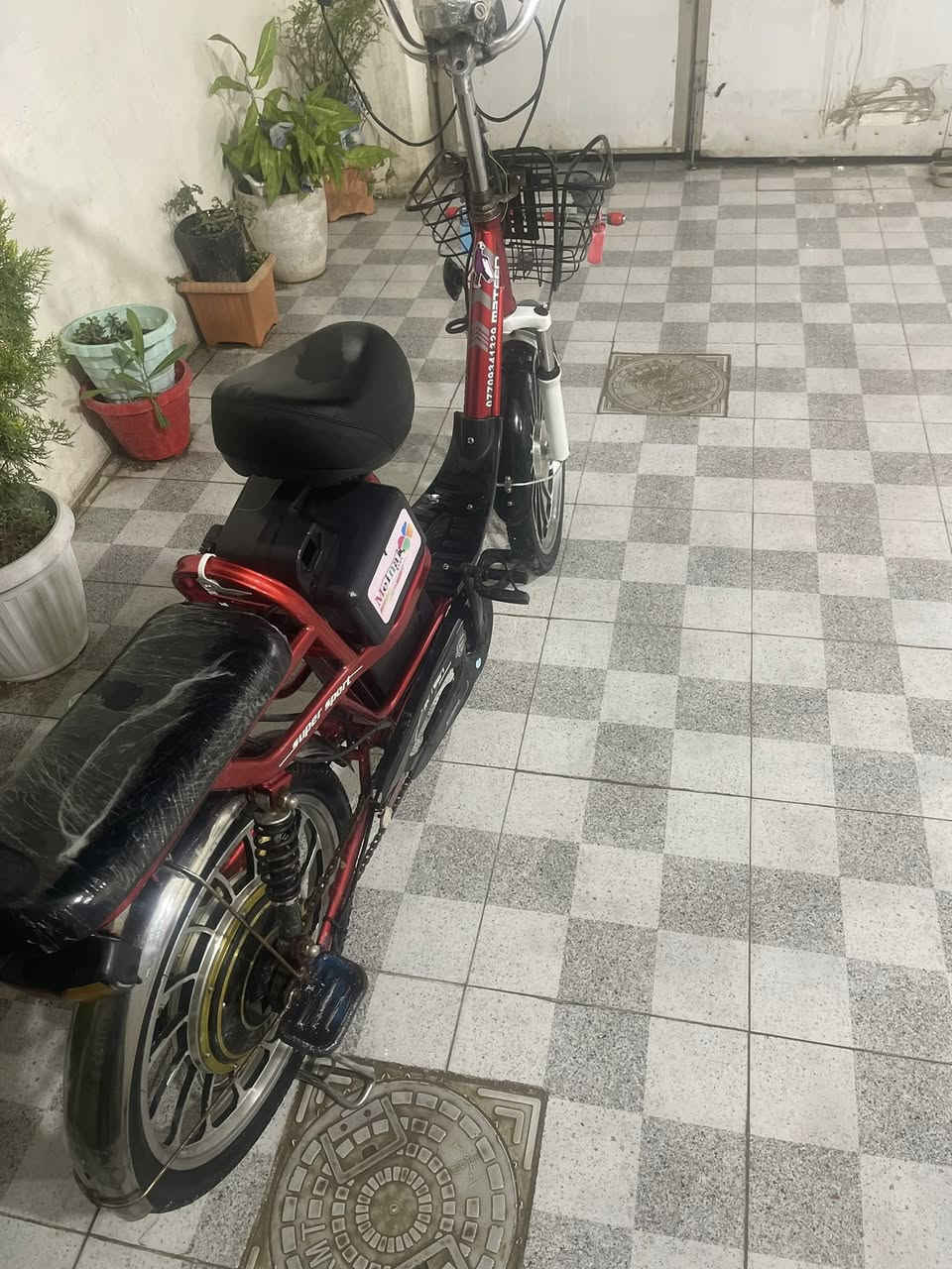 سلام عليكم.دراجة شحن للبيع 2023بطاريات عل فحص
السـعر 250وبي مجال.
المكان:فلوجة حي الشهداء


**إذا كنت صاحب هذا الإعلان وتريد حذفه لأي سبب، رجاءا أرسل رسالة إلى الدعم الفني**