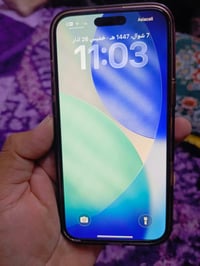 ايفون ١٦ بلاس • ١٢٨ • بطاريه ٩١٪