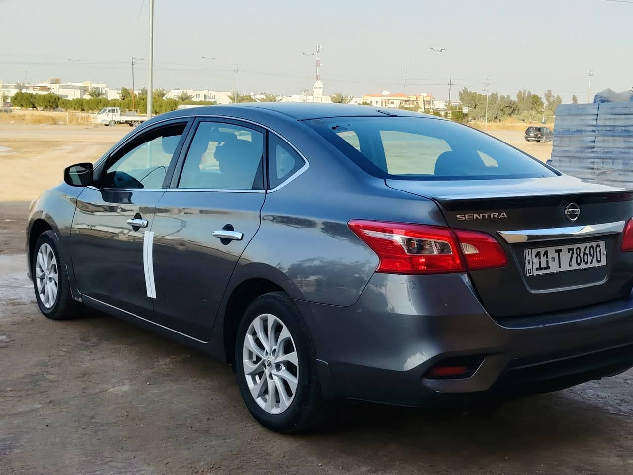 سلام عليكم ((نيسان سنتره 2019))سياره بيه مكان صبغ ثر جرد وجلوخ ضرر من امريكا جاملغ امامي
كير محرك صدر تبريد مكفولات رقم بغداد لجديد سنويه جديده تحويله بنفس ليوم سياره جاهزه بدون نقص  سعر 98بيه مجال بسيط حك جيه فقط اعتذر لبيع بل قسط مكان سيا ه لانبار رمادي شراي اتصل ***********
