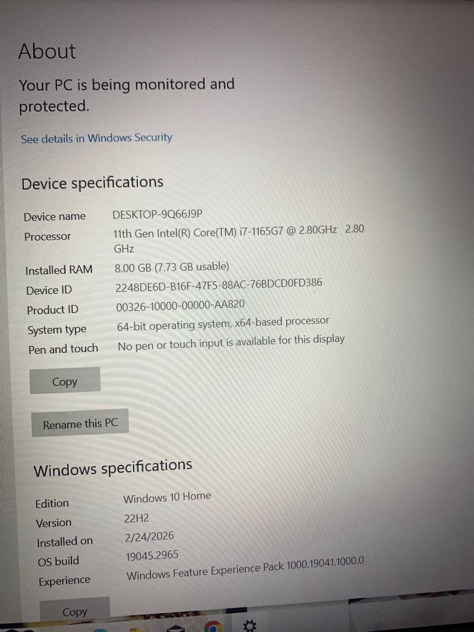 مرحبا 
للبيع لابتوب Dell Vostro 3500
جهاز نظيف جداً واستعمال شخصي خفيف، بدون مشاكل، جاهز للاستخدام.

🔹 المعالج: Intel Core i7 الجيل 11 (i7-1165G7) بسرعة 2.80GHz
🔹 الرام: 8GB
🔹 التخزين: SSD سريع
🔹 النظام: Windows 10 Home 22H2 أصلي
🔹 النظام 64-bit
🔹 BIOS: UEFI – إصدار 1.42.1
🔹 موديل الجهاز: Vostro 3500

الجهاز سريع جداً بالشغل، مناسب للدراسة، التصميم، المونتاج المتوسط، وبرامج الأوفيس والبرمجة.
ما بيه أعطال، الأداء ممتاز، وتم تبديل الهارد بواحد بنفس المواصفات وأفضل أداء.

السعر المطلوب: 950,000 دينار عراقي
السعر قابل للنقاش للجادين فقط.

📍 التسليم يد بيد داخل (مركز الديوانية بعد الاتفاق راح انطي العنوان بالتحديد).


**إذا كنت صاحب هذا الإعلان وتريد حذفه لأي سبب، رجاءا أرسل رسالة إلى الدعم الفني**