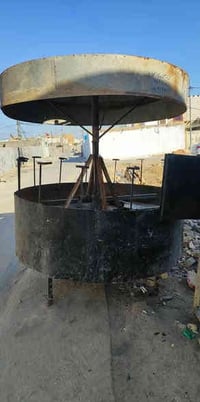 شوايه غاز وشوايه حطب  وياهن هديه شبجات عدد ١٢ سعرهن ٤٥٠ وبيهن مجال  رق...