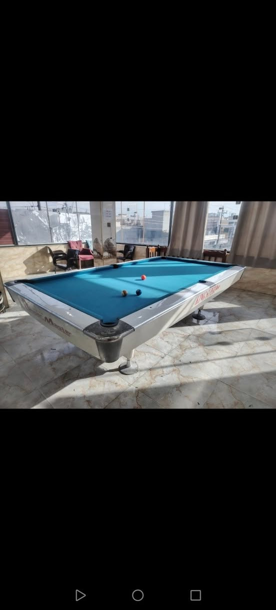 تم وصل وجبه من البليارد المستخدم.ولجديد وجميع استلزماته ويوجد كادر النصب جميع محافضات   🎱
  وجميع مستلزماته  لاستفسار رقم واتس اب ***********
