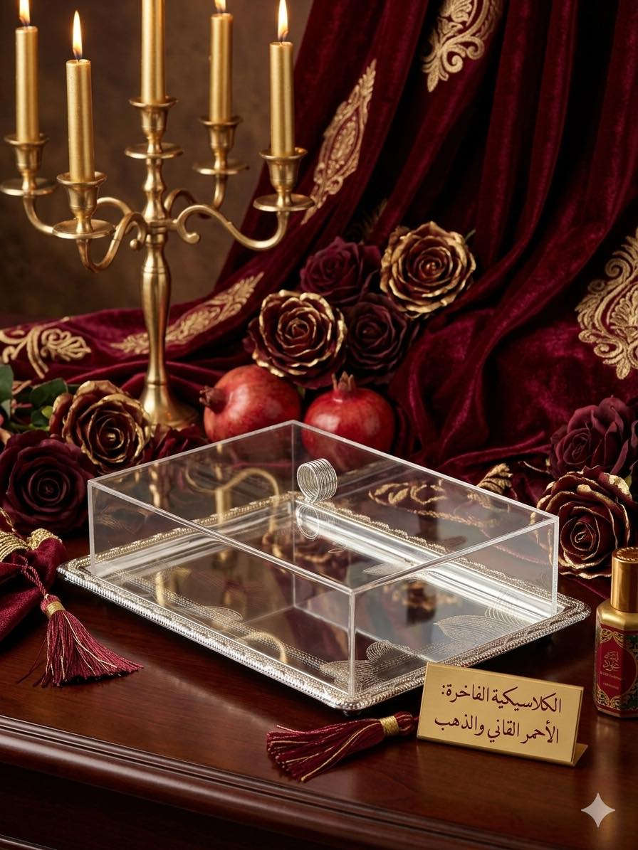 تفاصيلٌ تفيضُ رقيّاً، كأنها حكايةٌ من زمنِ الجمالِ الجميل
‏أقوى تشكيلة مضيف العيد حافظات كعك العيد
بين بريق المرايا ودفء الشموع، تكتمل فخامة اللحظة."                                 "أناقةٌ تتحدثُ بلغةِ الذهبِ والورد."


**إذا كنت صاحب هذا الإعلان وتريد حذفه لأي سبب، رجاءا أرسل رسالة إلى الدعم الفني**