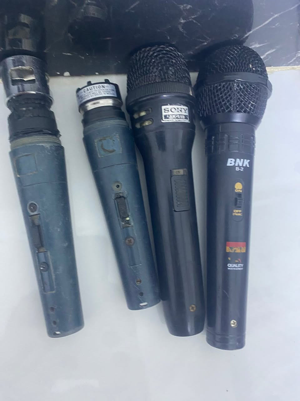 سوكتات مستخدمات عدد5ب40الاف
مايكات اصليه عدد4 ب25الاف
واير دجي آيفون+موبايل عدد2ب10اباف
شوكت مايك اصلي عدد2ب20الاف
سوكت شوكي الى طلقه عدد2ب15الاف
مايك شور شغال بس بي سواد بلشاشه السعر100الاف
ستاند كسري +ستاند طبلهالسعر30الاف
ستاند سماعات نص عمر عدد3السعر25
العنوان الدوره علوه الرشيد ***********
