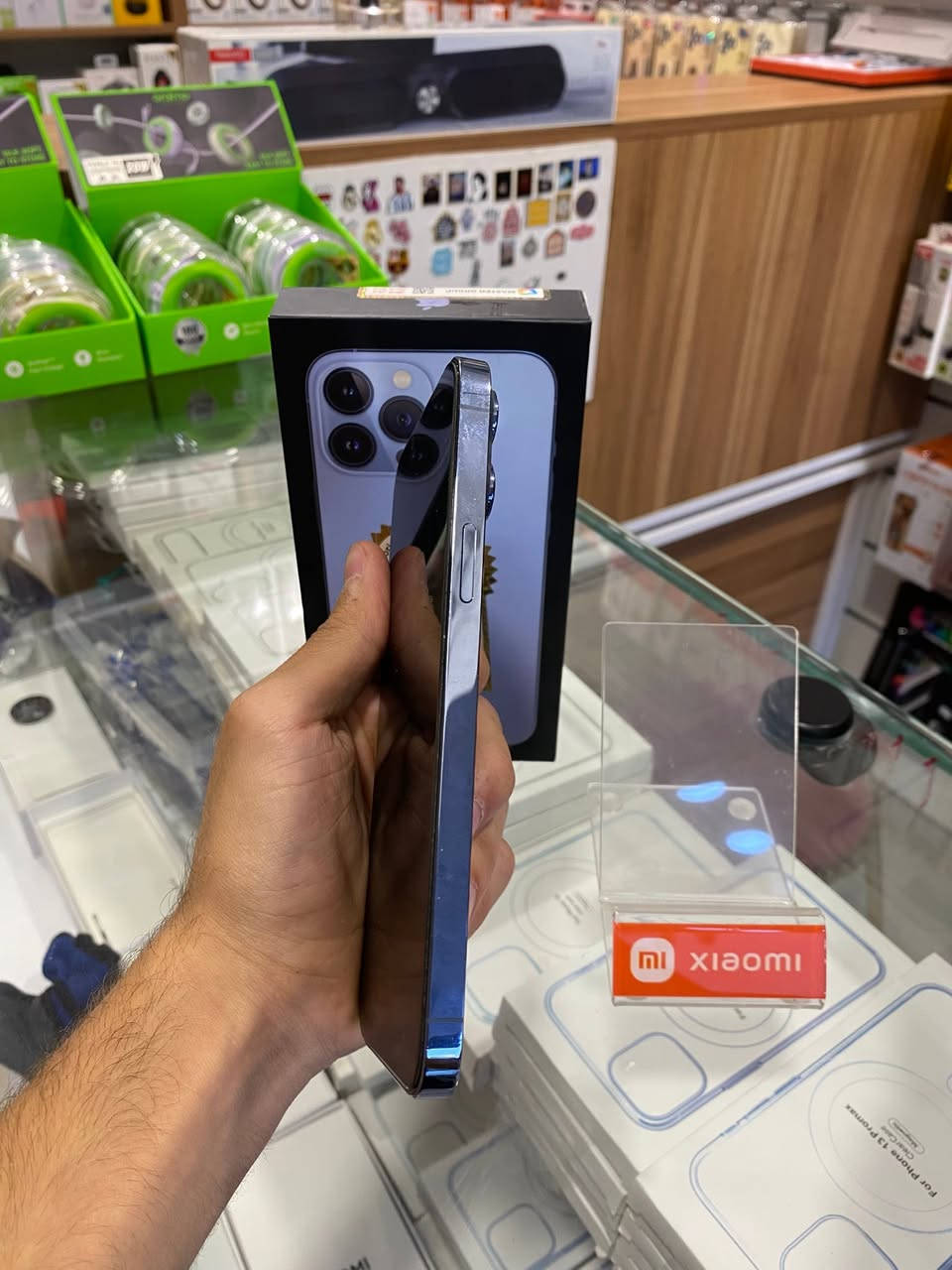 سلام عليكم 
ايفون 13 Pro Max 
ذاكرة 256 
بطارية 79 
عربي شرق اوسط ماستر 
التلفون مكفول من شخط او فتح 
وتر 
العنوان - شارع كوفة نجف - مجاور مأكولات خوخه 
حاتم شكر للهواتف النقالة
***********
***********
