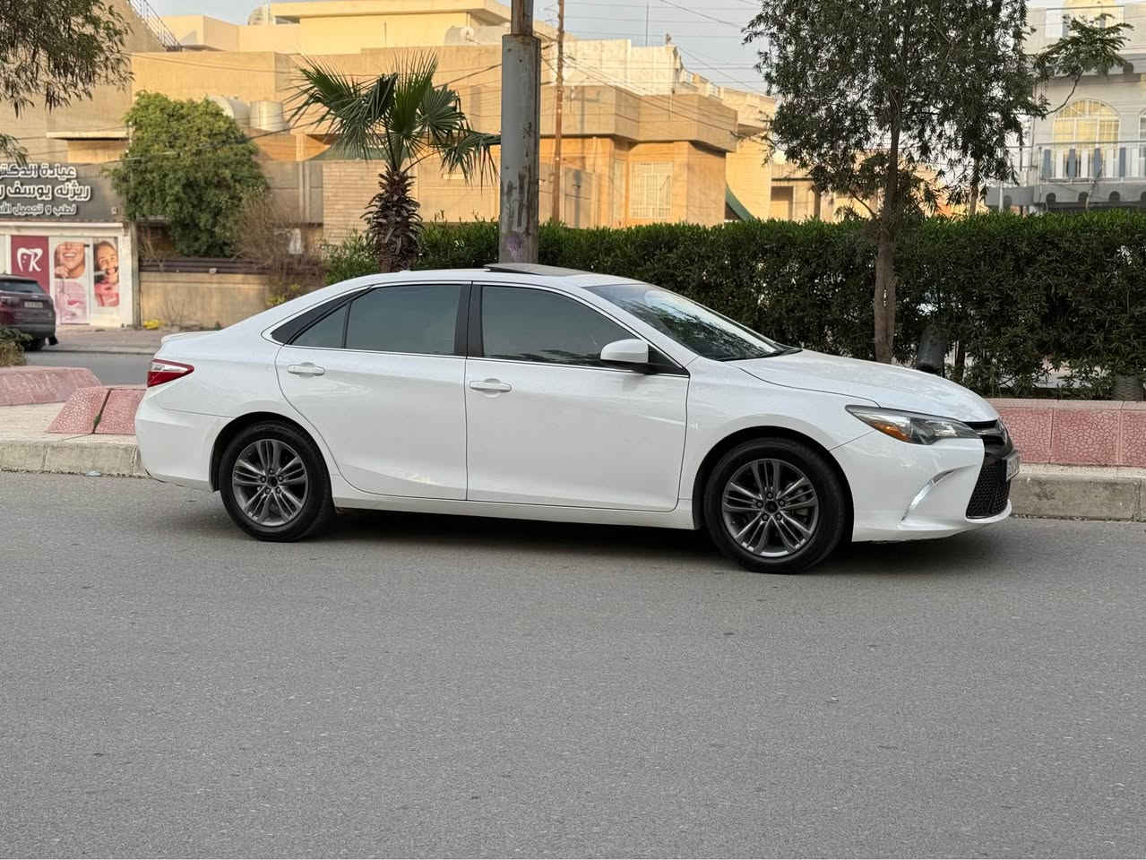Camry 2017 se puls 
فول مواسفات Se plus 
بەسمە و درگا بەسمە 
سێ گێر، گێر لە سەرسوکان 
شەحن وایرلیس 
سڵایت
ئاوێنە دژە فولە 
شاشە گەورە و کامێرا
کوشن کارەبا
تراکشن کۆنترۆڵ 
لایت زێنون . زیرەک و عەدەس
139 هەزار کیلومەتر ڕۆشتووە 
سەیارەکە کلینە بێ بۆیاخ بێ گۆڕاو 
 سەنەوی ژینگەو هەزەی نوێ گیر و مەکینە بە شەرت تەق و ڕەقە بەشەرت بۆ سعر تەلەفۆن کە *********** كركوك, العراق
