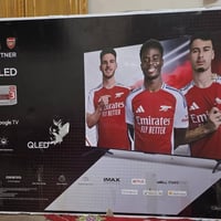 شاشة tcl c6k mini led حجم 65 استخدام اسبوع فقط نظافة 100% حالها حال ال...