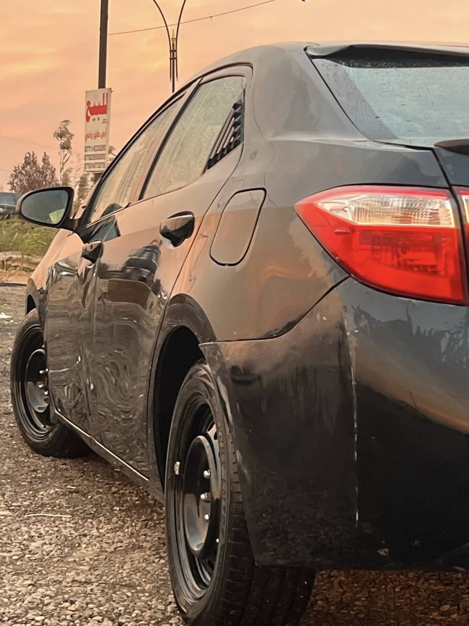 كورلا ١٤ موديل
محرك١٨٠٠
زوج تاير جديد 
والزوج الثاني مستعمل ( دنلوب) اصلي
محرك كير مكفولات
باتري جديد
تبريد  تدفئة شغال
صدر امامي جديد
تخم بلك مجول نوزل جديد

الغرفة الداخلية 
تغليف كامل كشن وارضية 

بيه ضربة امريكا جاملغ الخلفي وصندوك معجون 
ومن كدام طخه بالامام لا لغد ولاشواصي ماعدا الشاصي الخلفي بي تعديل بسيط بنيد مبدل بدوووون داخل
السيارة بيه ملاحظات بالكشر فقطططط 

ماخذ مني سيارة  اترايك لاربيل 

السعر109مجال بسيط
على ايدي وكلشي بيه اصلي

***********
موجود واتس عالخاص بالفيس مموجود
مكلف بالنشر
