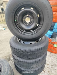 تخم ويل وتاير بيجو بارس + سمند  جديد بلادي مال شركه للبيع  قياس 185/70...