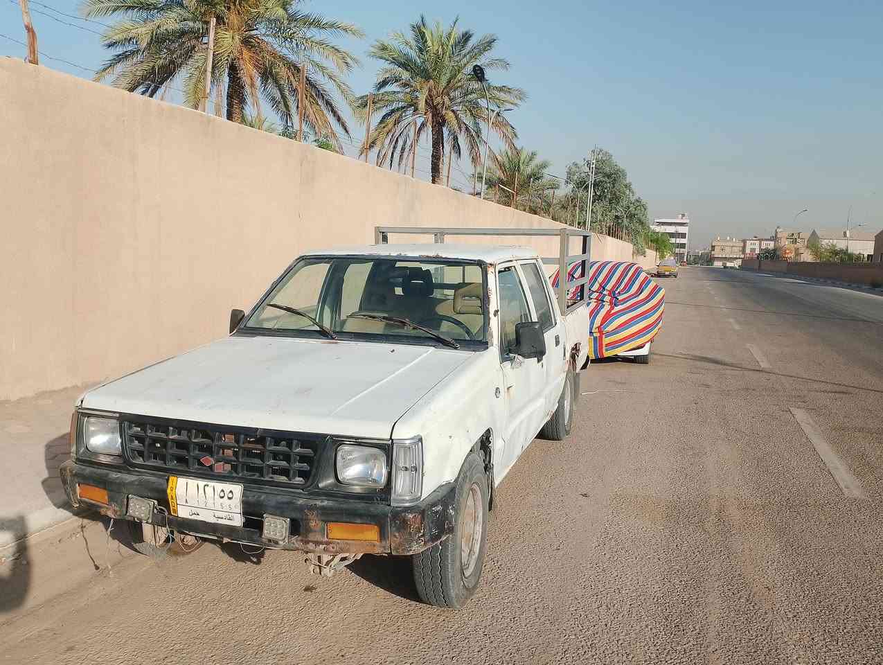 السلام عليكم سيارة بيكم مسبوشي للبيع مكينه ونجي 4سلندر رقم الماني تحويل ثاني يوم عنوان كربلاء ***********.  ***********
