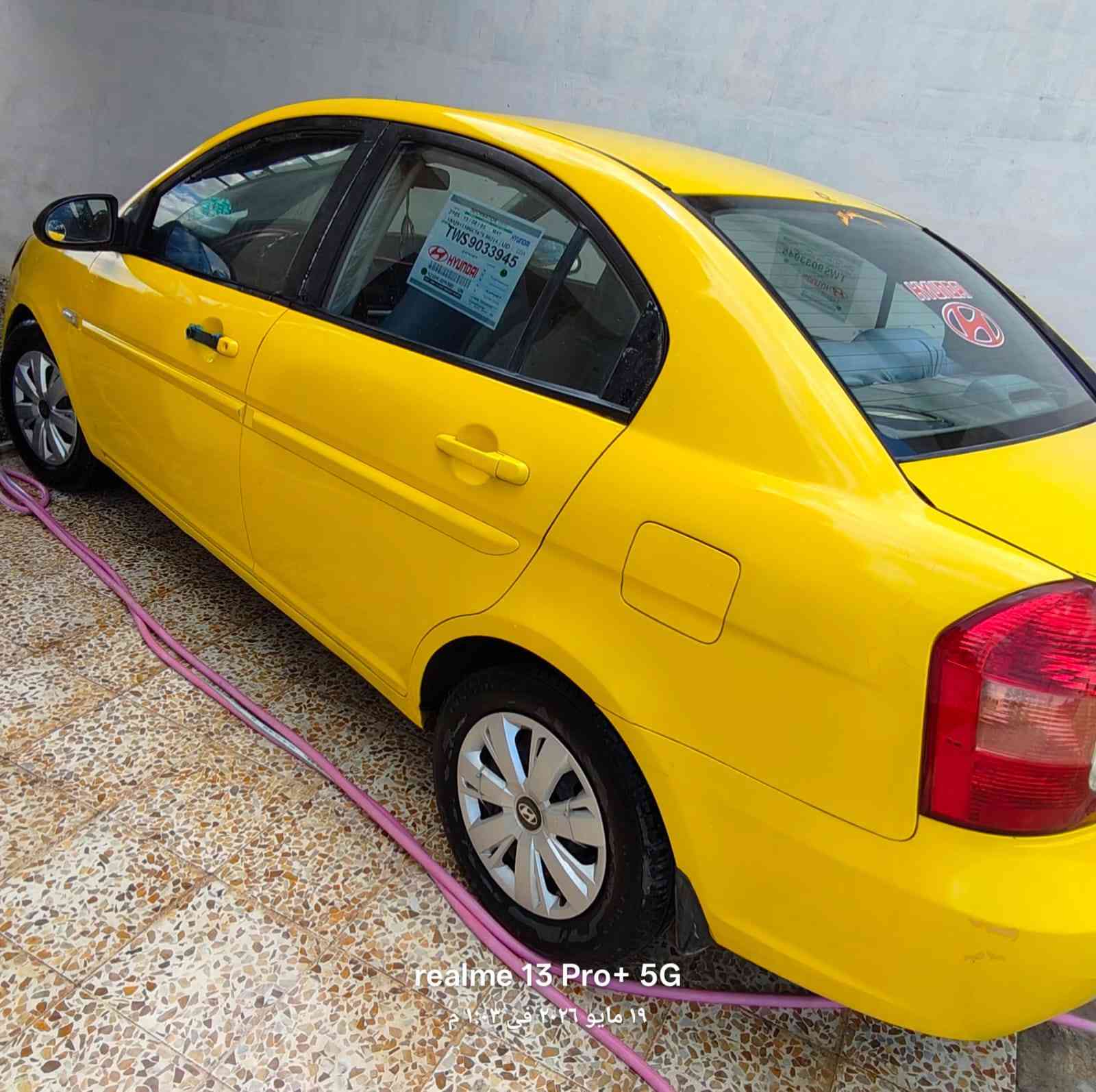سلام عليكم
اكسنت امريكي محرك ١٦ موديل 2008
فول عادي بس گير توماتيك 
محرك لا صرف ولا نفخ 
گير مال گصه قبل شهر شديتو 
سيارة قبل أشهر صبغتها وسويتها حدادية 
بيها ضرر الجاملغ جهة السائق مبدل اصلي 
كلها كود واحد بس هذا الجاملغ مبدل 
وبيها تلگيطات مال تكسي معجون طخمها و دبلاتها كلو جديد قبل شهر شديتهم 
سيارة طالب عليها 85 وبيها مجال 
وترهم معارض ب النترا خصوصي مقدس مصبوغة او بيها قطع مبدله عادي 
سنوية باسمي نافذه صار سنه هيئة وغرامات صفر 
للاستفسار اكثر مراسلتي على الصفحة
وبيها كوبون الكتروني بأسمي هيئة وغرامات صفر 
للاستفسار اكثر مراسلتي على الصفحة
وبيها كوبون الكتروني بأسمي
***********
خبرني ودلال
