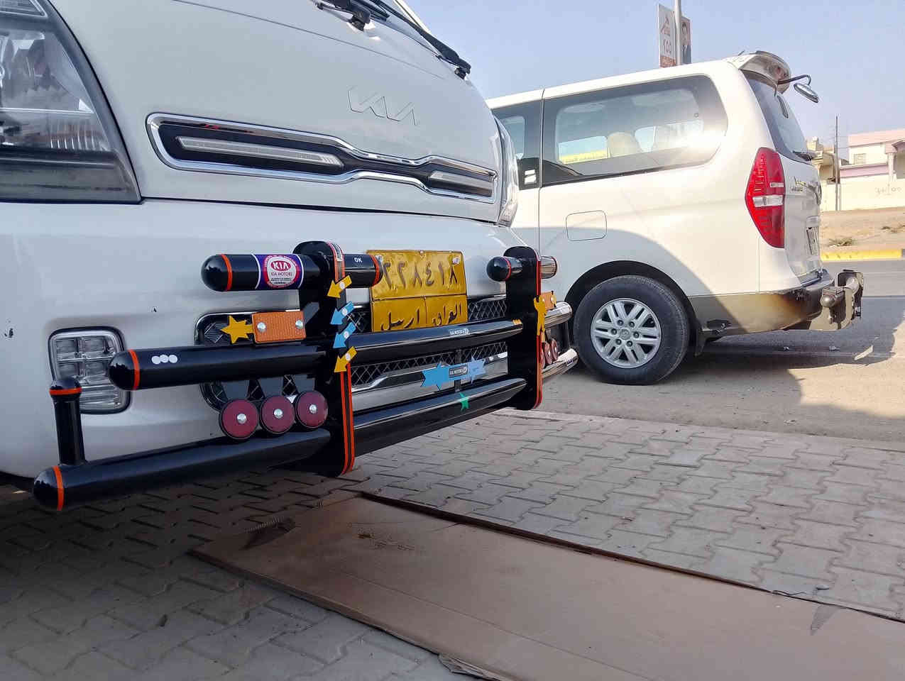 سلام عليكم اخون يوجد لدينا درع امامي استيل و حديد ودرع خلفي شغل درجة اولئ واسعر مناسب مكان كركوك طريق عمل شعبي للااستفار اكثر اتصال عل رقم *********** اخوكم مصطفى حداد خاص مفتوح
