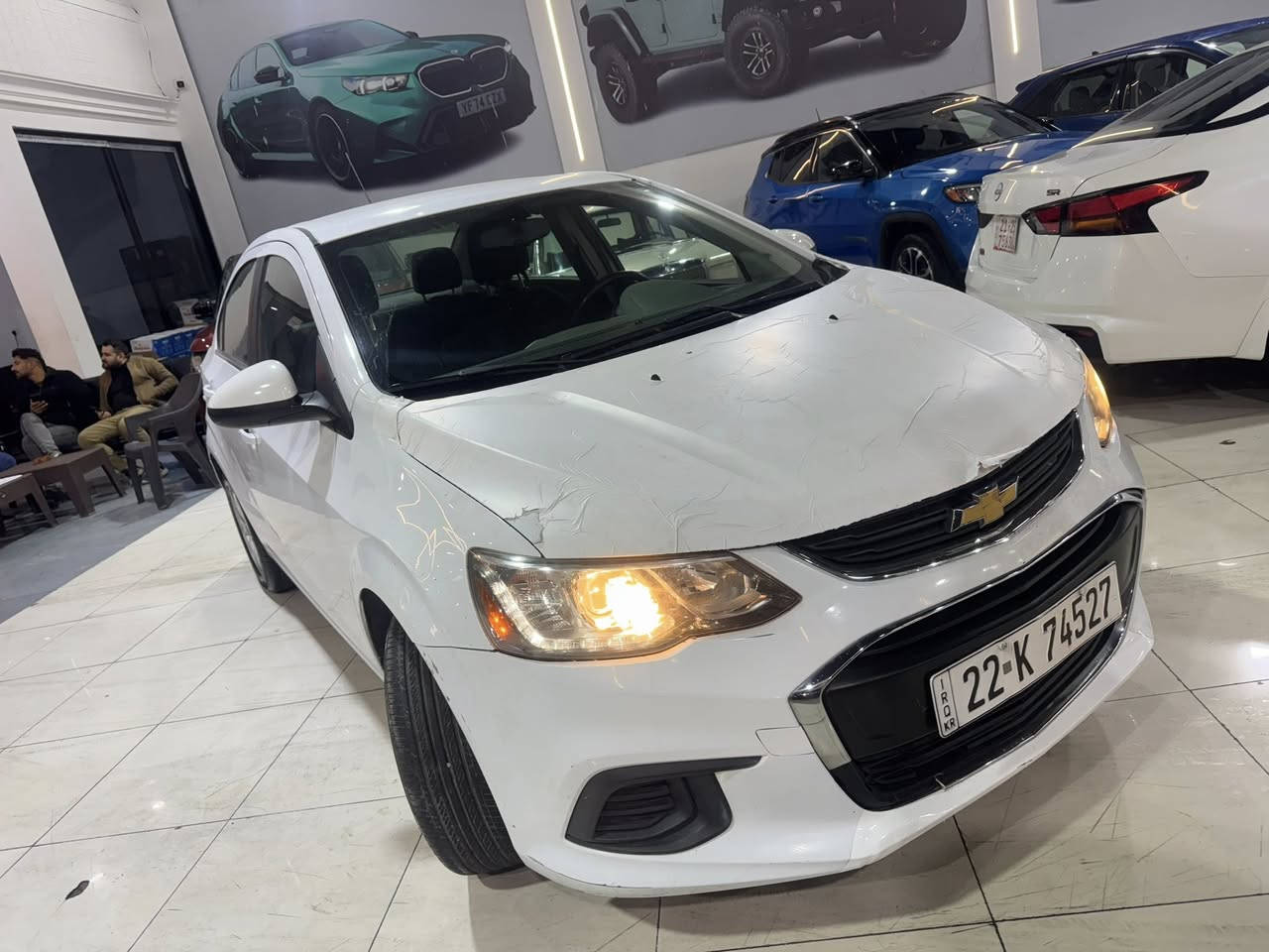Chevrolet sonic 2020
سعر بلاشش ٧٧$🔥قفل
***********
***********

شاشة
كاميره
تحكمات ستيرن
لايتات زينون
تحديد سرعة
وياله ١٧
رقم و سنوية جديد
ضرر❌بس جاملغ واحد صبغ بدون دواخل
موجودة 📍اربيل معرض S.B cars
تحويل او الوكالة ثاني يوم

***********
***********
