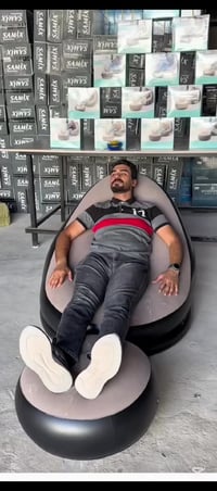 🚨 لا تفوّت الفرصة – عرض قوي جداً 🚨  💺 كرسي نفخ هوائي فاخر ومريح بشكل خ...