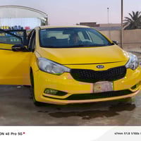 سياره كيا فورتي موديل ٢٠١٤ رقم أحمر سنويه عظم عاج معمره السياره اثر تل...