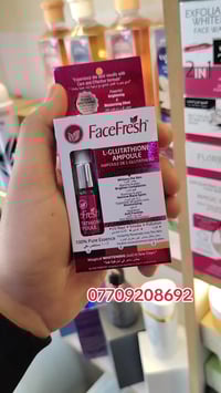 عطاريات حيدر  اتوفر امبوله او سيروم فيس فريش فوائد👇😎 تفتيح قوي تأثير م...