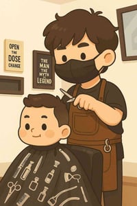 ✂️ حلاق متجول — الحلاقة توصلك للبيت ✂️  إذا ماعندك وقت تطلع أو تحب راح...