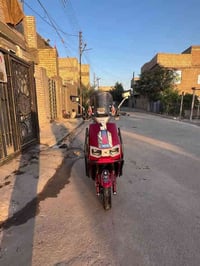 دراجه شحن 6باتري سرعته 80حقيقي ملف 2000 دراجه خير من الله  السعر 725وب...