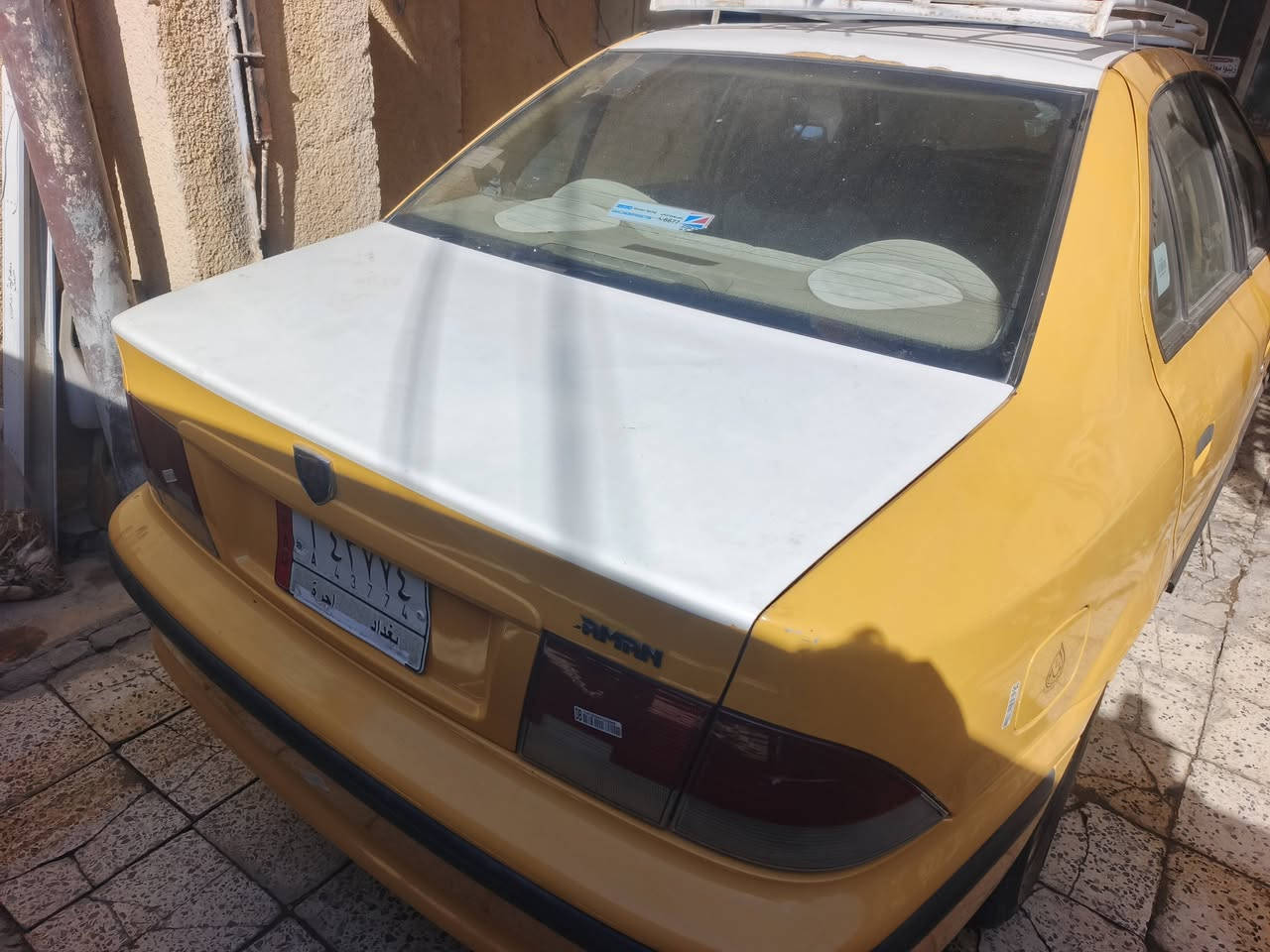 سلام عليكم سمند موديل 11 مكينه كير صدر خير من الله لا ضربه ولا صبغ كهربائيات كلهه شغاله سنتر شغال 
الناطق شغال تبريدهه شغال بس بي الكتف عاطل 
السعر ٣٣ وبيهه مجال للشراي المكان بغداد البياع 
***********
