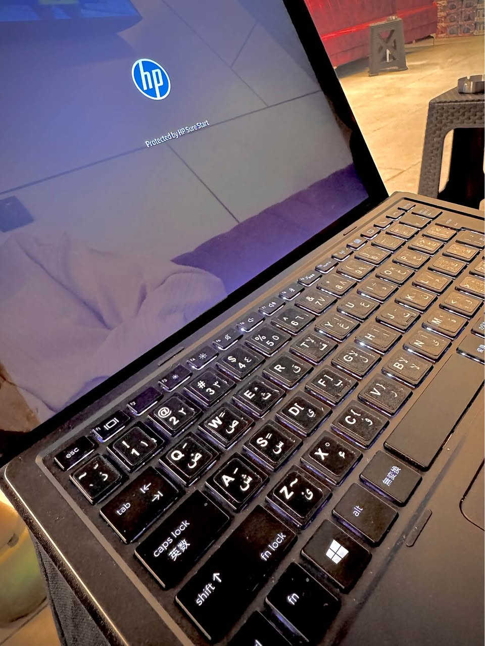 ☎️ *********** ☎️
لابتوب لمس HP اصلي
بصمة + كاميرة
رام Ram 8—— 8
جيل : 7 ——- كوراي 5i
ذاكرة: m.2. 256 Ssd
شاحنة اصلي شركة 
ويندوز 10 اصلي دهوك, العراق
