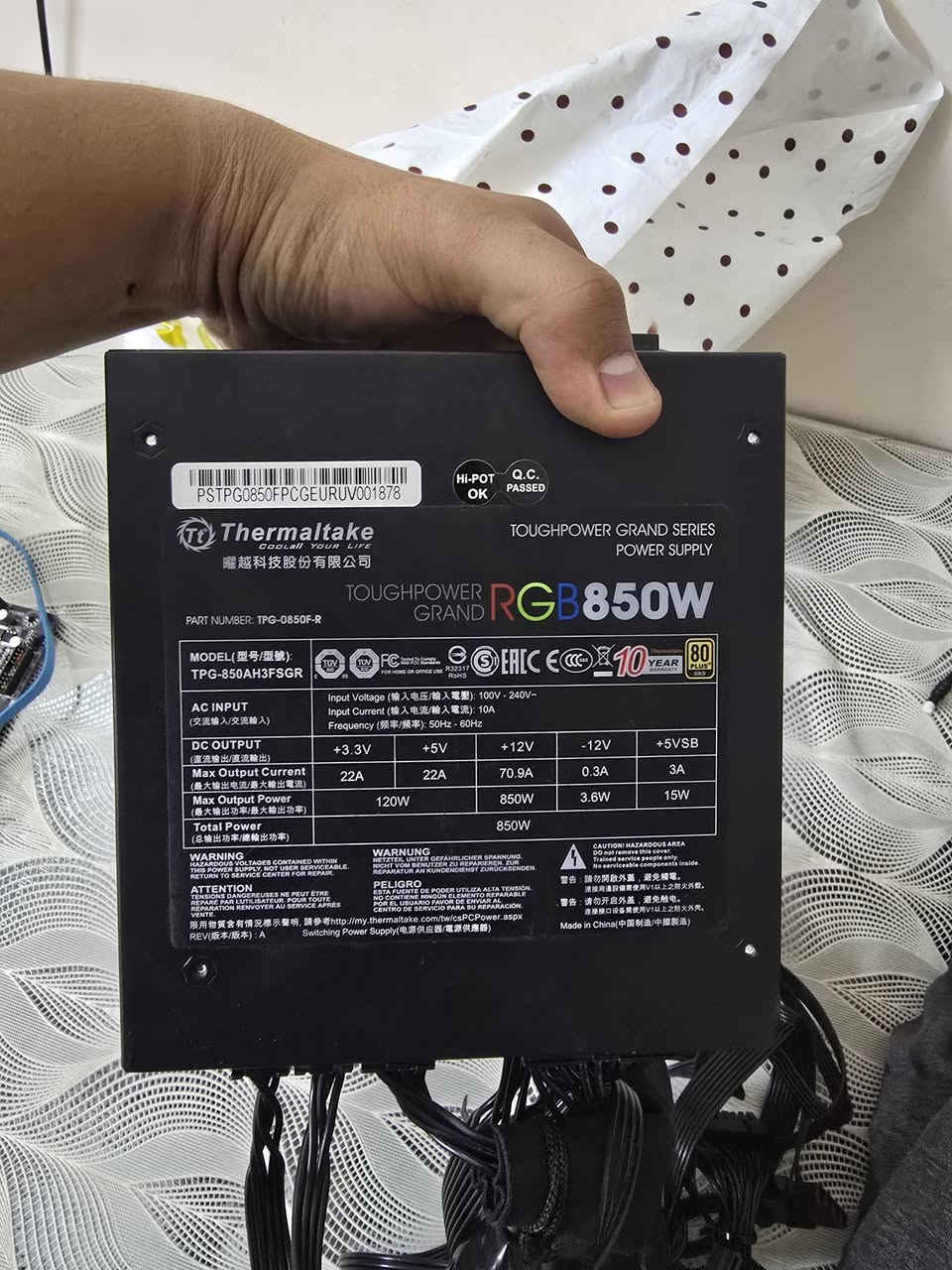 بورسبلاي مستخدم(( نضيف جدا جدا )) للبيع
حالة القطعه نضيف جدا جدا من ماركة thermaltake 850w 80 plus gold
اريد ابيعه لان محتاجه و مثل ممبين الكيبلات الي ويا هذني و بي نقص كيبل بور مال كارت يمكن لان إلى عندي جان كيبل واحد
السعر ماله : 125,000 IQD


**إذا كنت صاحب هذا الإعلان وتريد حذفه لأي سبب، رجاءا أرسل رسالة إلى الدعم الفني**