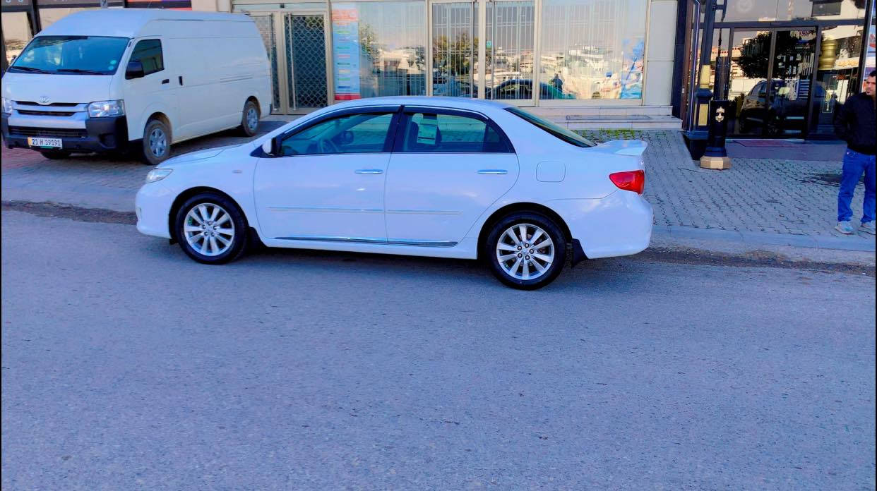 السلام عليكم للبيع كورلا 2008  بريم رقم بغداد دولي مكفوله من الصبغ والضربه والتبديل والرش
بيها بارد بالباب الايسر اصبع فقط 
گير ومكينه وتبريد بشرط 
صدر امامي خلفي + تخم تاير جديد 
مكان السياره صلاح الدين قضاء بلد 
لاستفسار الإتصال ***********
غير متواجد ع النت
