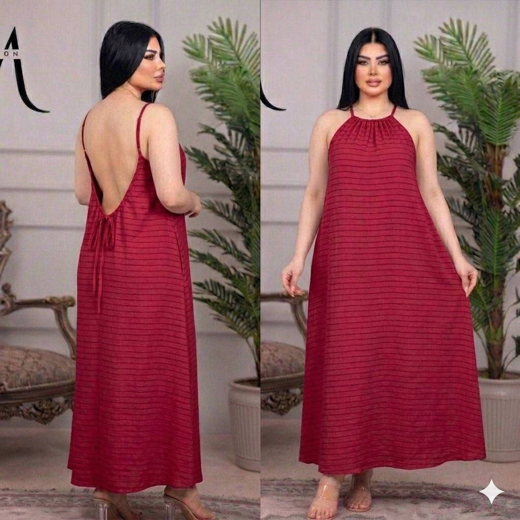 بسم الله الرحمن الرحيم
اللهم صل وسلم على نبينا محمد وآل محمد 
فستان نسائي 👗✨
خامة مارينا  شرط الفحص  بالأمكان التحكم بارتفاع الفستان من الظهر من خلال الحزام المربوط ✅
فري سايز حد  يلبس جميع القياسات 📏
توصيل جميع المحافظات


**إذا كنت صاحب هذا الإعلان وتريد حذفه لأي سبب، رجاءا أرسل رسالة إلى الدعم الفني**