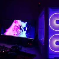 تجميعة كاملة مع الشاشة والإكسسوارات و ups للبيع نظافة عالية جدا ضمان ش...