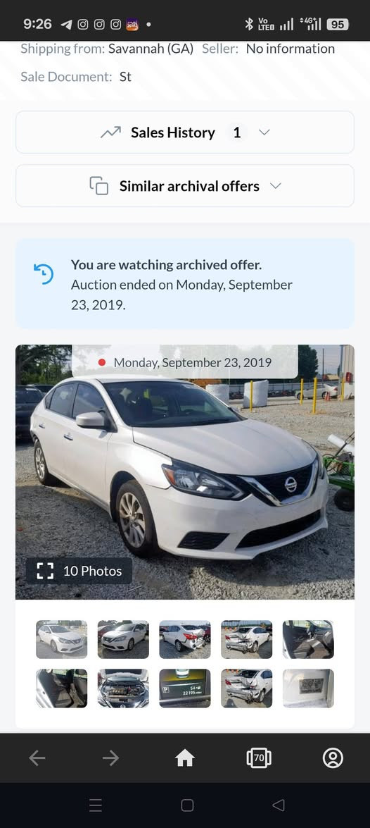 سلام عليكم
سنترا موديل 2018 حادثهة مثل مموضح بالصور بيهة 4 قطع صبغ رقم ديالى تحويل ثاني يوم  السعر 95  مكان السيارة الغالبية ***********
