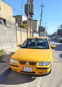 سمند مديل 12 ناطق داخل عسلي بسمي رقم جديد مصفر هيئة وغرامات سياره جديد...