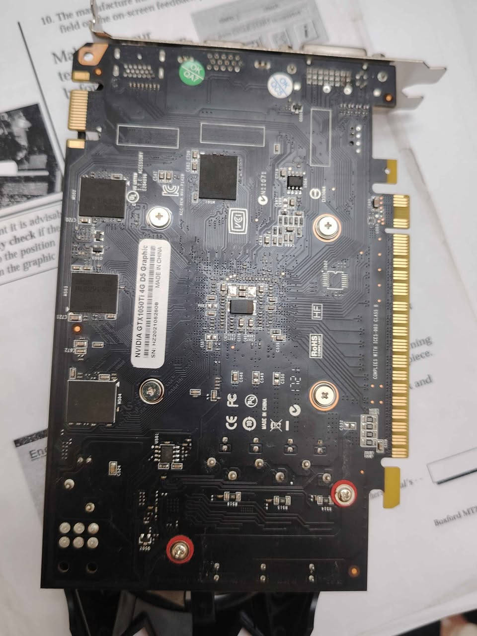 1050 ti 4gb بدون منفذ طاقة يعني كبل شد واستخدم السعر شامل التوصيل
للشراء راسلني واتساب *********** بغداد, العراق
