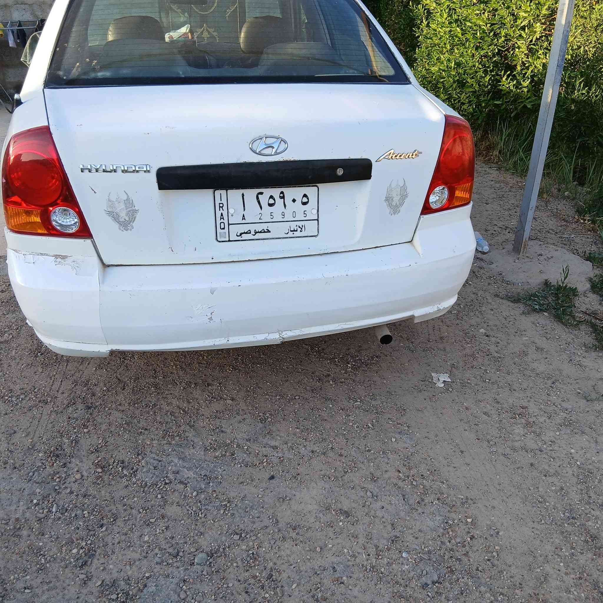 للبيع هونداي اكسنت٢٠٠٤ خليجي محرك ١٥٠٠ تخم تاير جديد كهربائيات كله شغاله سنويه بأسمي سعر ٤٢ وبيه مجال للاتصال ***********/الفلوجه
