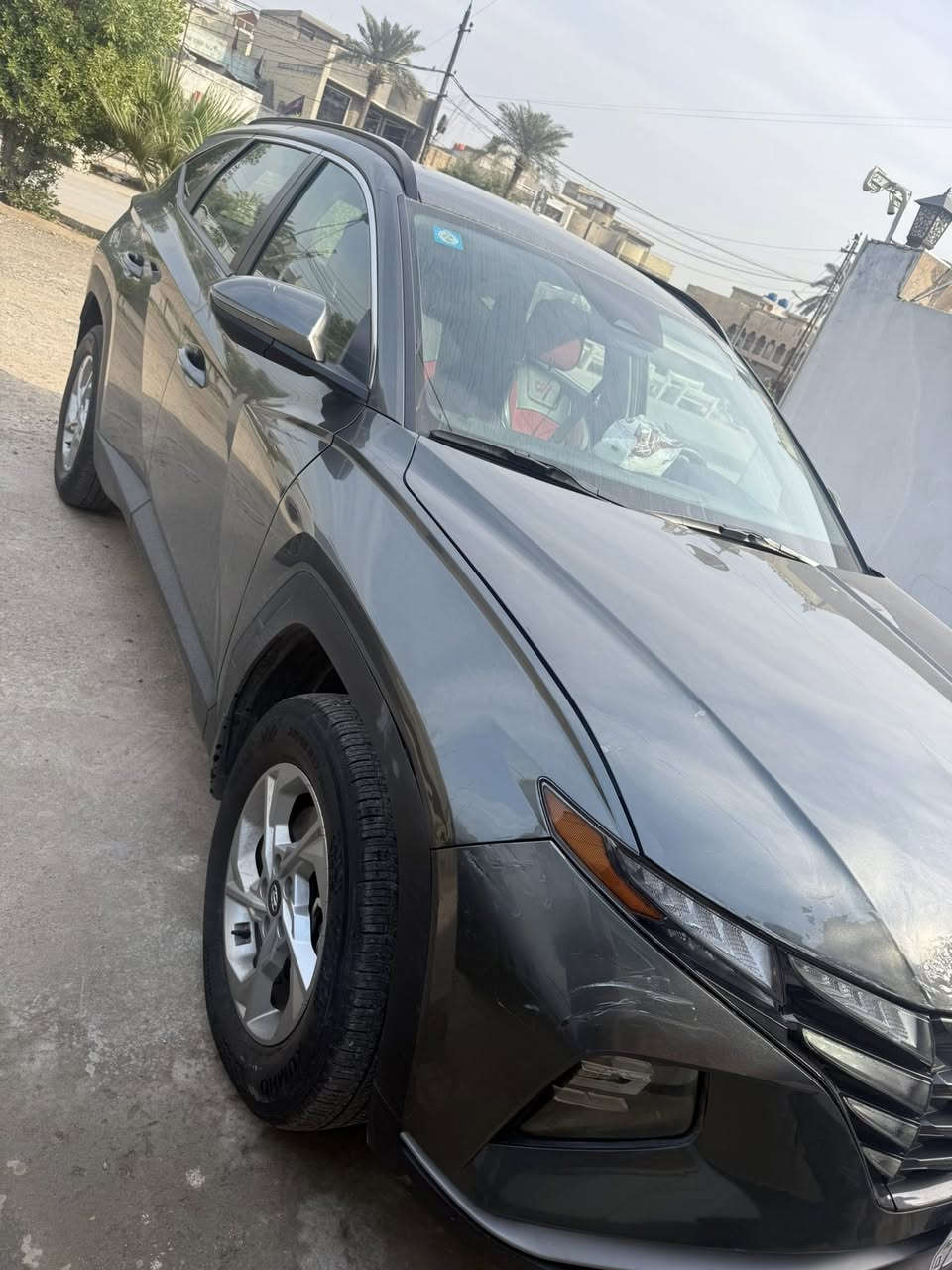 سلام عليكم 
توسان وارد امريكي. 
موديل. 23
فول مواصفات كلشي البالك بيها 
عده الفتحه / بنراما 
حادث بس الصندوك كد شبر مصلح 
درجه اولى 
رقم بغداد ابسمي تحويل ثاني يوم
اني مستوردها   بدون ايرباك باقي سياره كله مكفوله ليبل واحد حتى بك لايت نفسه مالته موجود جديده بكل معنى الكلمه وبل عافيه على الي ياخذه مال جناي وبدون اي دواخل فقط قبق جنطه شرط فحص موصفات بصمه جنطه كهرباء كراسي كهرباء تحديد مسار نقطه عمياء تشغيل عن بعد كار بلي اوتو بارك قياده ذاتيه توقف عند الطورئ حساسات  رادرات تحكم استيرن  سايد بريك دكمه وبعد بيه موصفات هواي سياره كله على وضع شركه مامفتوح بيه برغ
السعر. 185
للتواصل. *********** / وتساب
