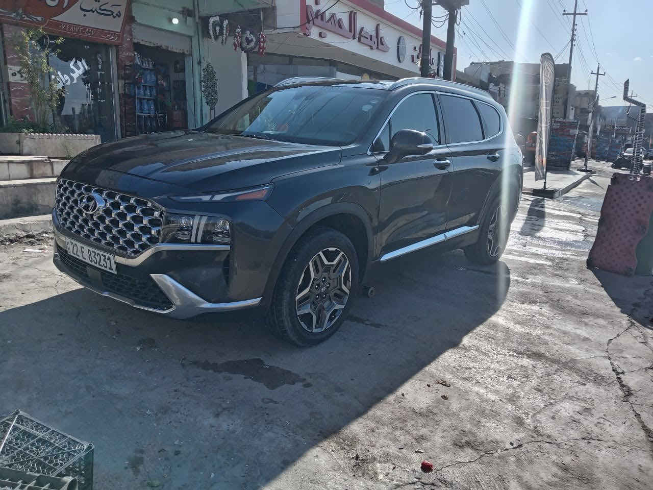 سنتافي 2021 فول مواصفات رقم اربيل هزه وسنويه مامنتهيه شرط التحويل بانوراما كشنات جلد تدفئه تبريد رادار 360 كامرات 360اوتو هولد وقياده ذاتيه وبعد بيها مواصفات هواي مفوووله للأخير محرك 2500تيربو وارد أمريكي حادثها كلش حلو باب الخلفي جهة السايق ونص باب السايق بدون دواخل بجم كبس السعر 220 وبيها مجال قليل 
***********
