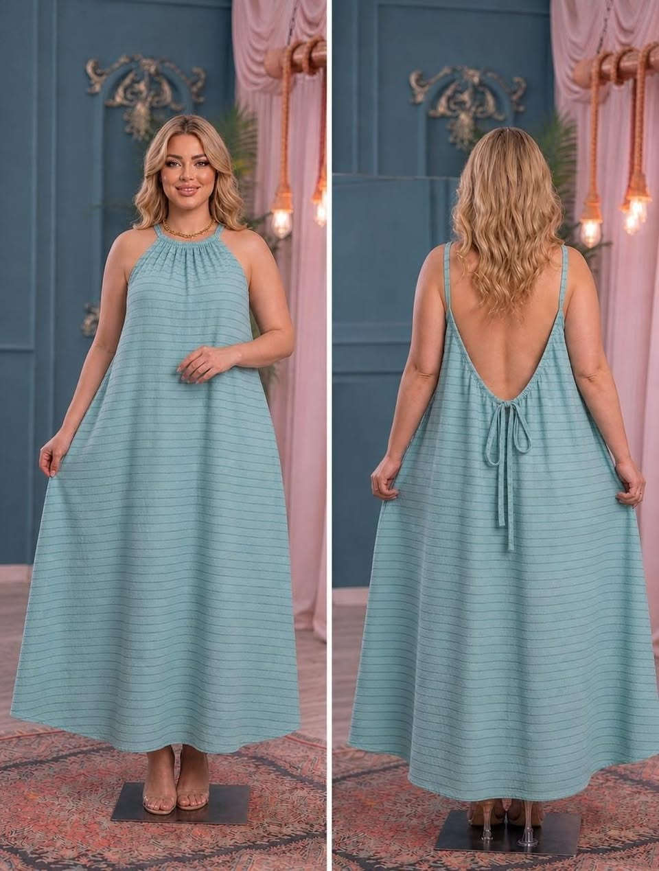 فستان نسائي 👗✨
خامة كريشة، شرط الفحص  بالأماكن التحكم بارتفاع الفستان من الظهر من خلال الحزام المربوط ✅
القياس يلبس فري سايز يناسب جميع القياسات 📏
البيع جمله ومفرد 💰
السعر خاص للاستفسار يرجى مراسلة الصفحة 🏷️
متوفر توصيل لجميع محافظات العراق 🚚📦


**إذا كنت صاحب هذا الإعلان وتريد حذفه لأي سبب، رجاءا أرسل رسالة إلى الدعم الفني**