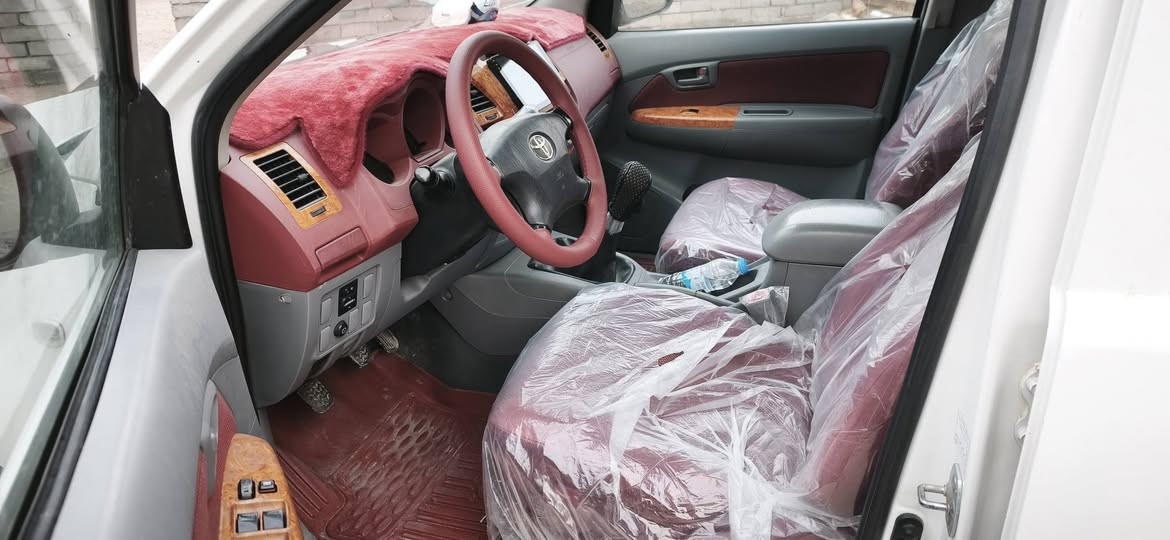 السلام عليكم اخوان للشرايه فقط  بيكم هايلوكس بدون لوحات 2011 كير عادي جديد باكيت كفالة من كلشي كص وضربه وفتح كير محرك حداده كله وضع شركه شرط المكان البصره قضاء المدينه اتصل *********** السعر 105
