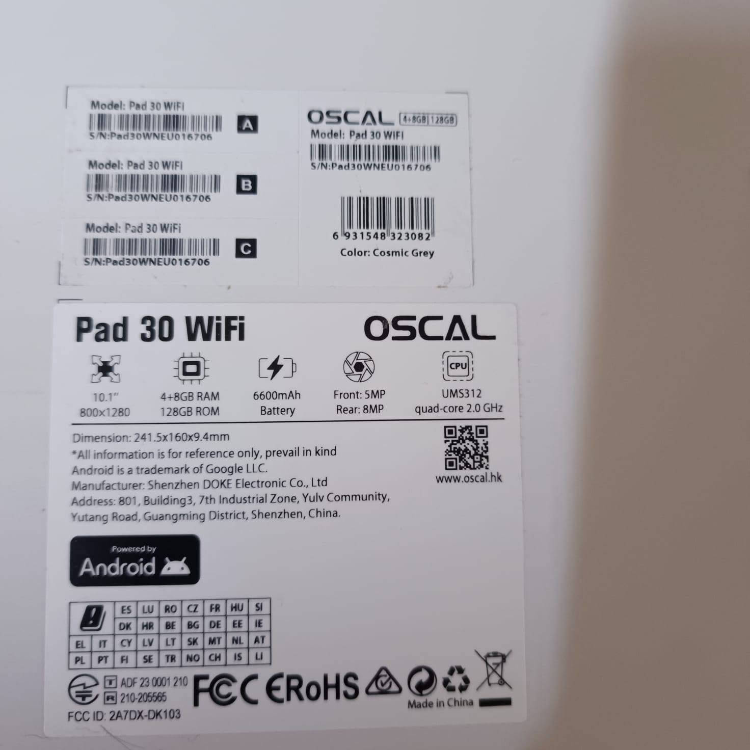 تابلت نوع pad 30 wifi جديد غير مفتوح
كل التفاصيل بلصور 
سعر 220 الف


**إذا كنت صاحب هذا الإعلان وتريد حذفه لأي سبب، رجاءا أرسل رسالة إلى الدعم الفني**