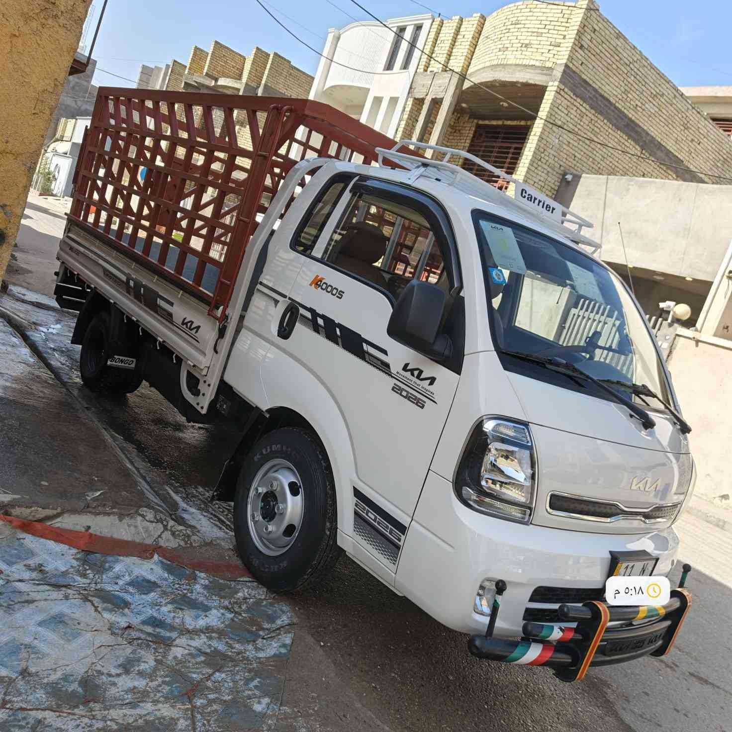 سلام عليكم للبيع كيا فحل موديل 25 رقم بغداد الجديد جاهزة كفالة تحويل مباشر الشراي  يتصل علرقم *********** مكاني بغداد الدورة
