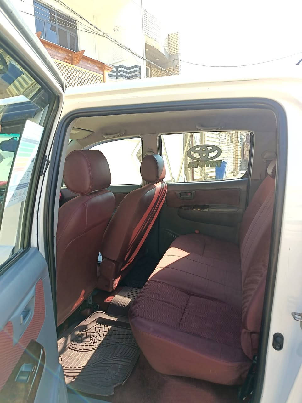 السلام عليكم للبيع
بيكم تيوتا هايلوكس
موديل 2011
رقم بغداد مشروع وطني تحويل
 بنفس اليوم
مكفولة كفاله عامه
بس الباب الخلفي مصبوغ اثر شخوط
السعر 170. بيها مجال حك الجيه
العنوان الانبار فلوجه.
***********
***********
