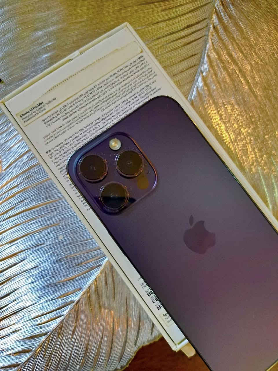 ايفون ١٤ برو ماكس ذاكره ٢٥٦ عربي شرق اوسط الجهاز مكفول زلغ مابي ولامفتوح بطاريه ٨٤ المكان بغداد اعظميه السعر ٨٤٠ الف وبي مجال بسيط 
***********
