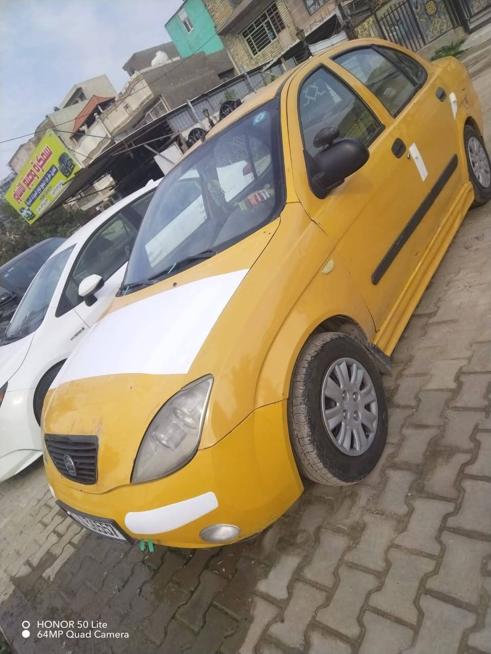 سلام عليكم طيبه مديل 15بسمي مصفرهه هيئه وغرامات وداخله هزه شواصي كفاله وكشر كدامك مكينه وكير جدد تخم تاير وصدر جديد سعر 37وبيهه مجال مكان بغداد رقم ***********
