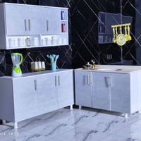 معمل كاونترات • كاونتر MDF • سنك ١م٢٠