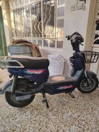 ماطول شحن + بايسكل حيل نضيف نظافتو 90 ٪ مع صندوك خزن مالو موجود السعر ...